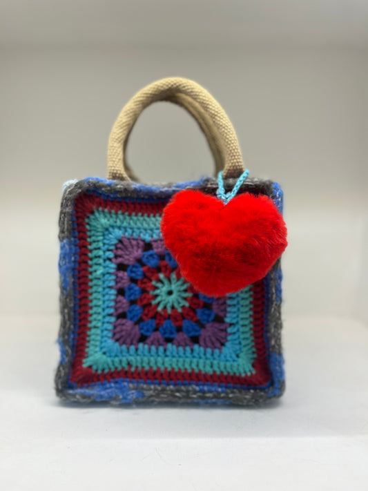 Bag square crochet